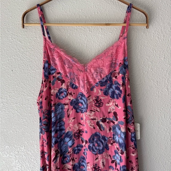 FREE PEOPLE Intimately Free People First Date Printed Maxi Slip Dress - Picture 5 of 14